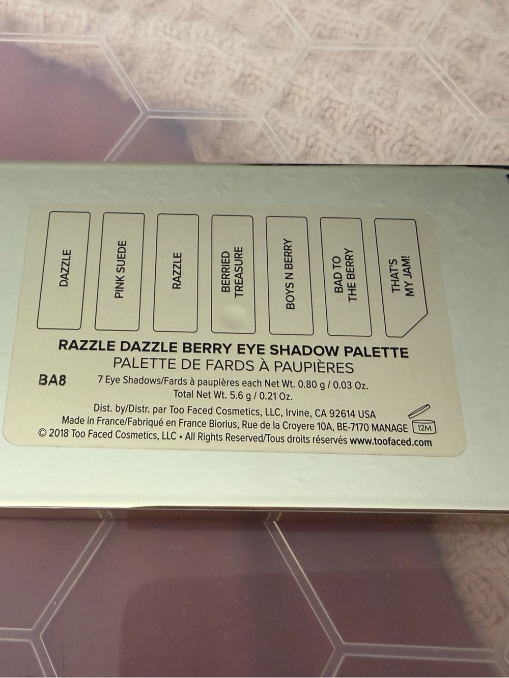 Too Faced Metallic Berry Sexy Eyeshadow Palette - Picture 4 of 5